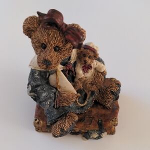 Vintage Boyds Bears Figurine Bailey Bear with Suitcase Style #2000 1993 Nautical